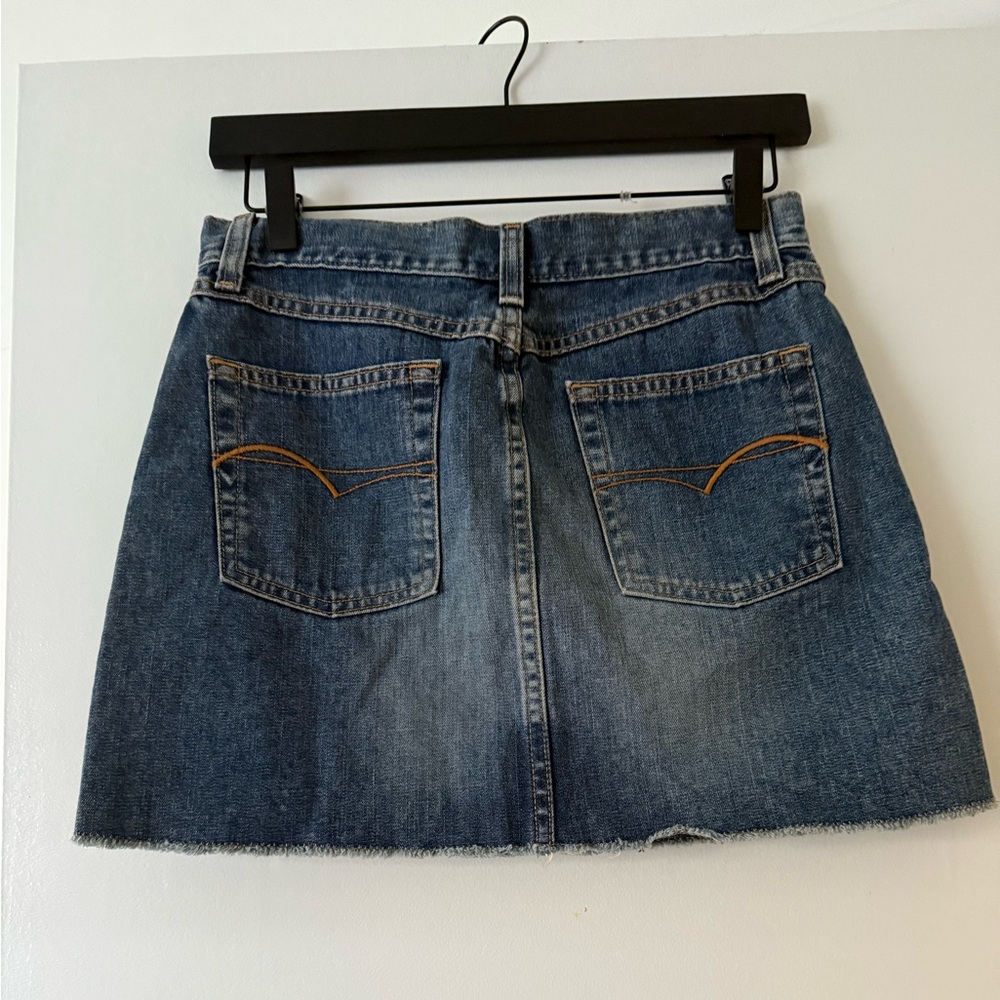 American Eagle Outfitters Blue Denim Mini Skirt - Picture 2 of 5
